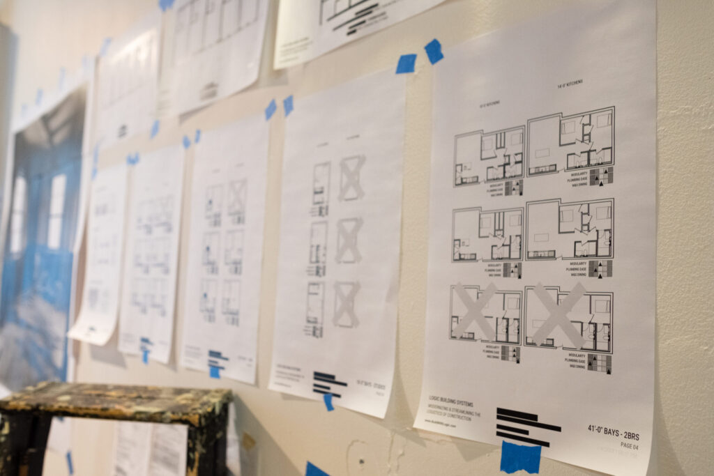 Multi-family housing layouts developed by LOGIC Building Systems